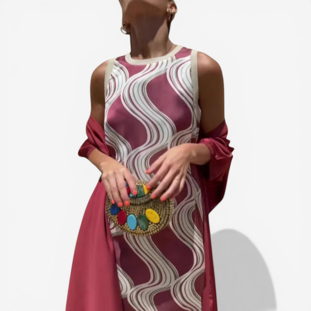 Robe maxi imprimée Nubia™