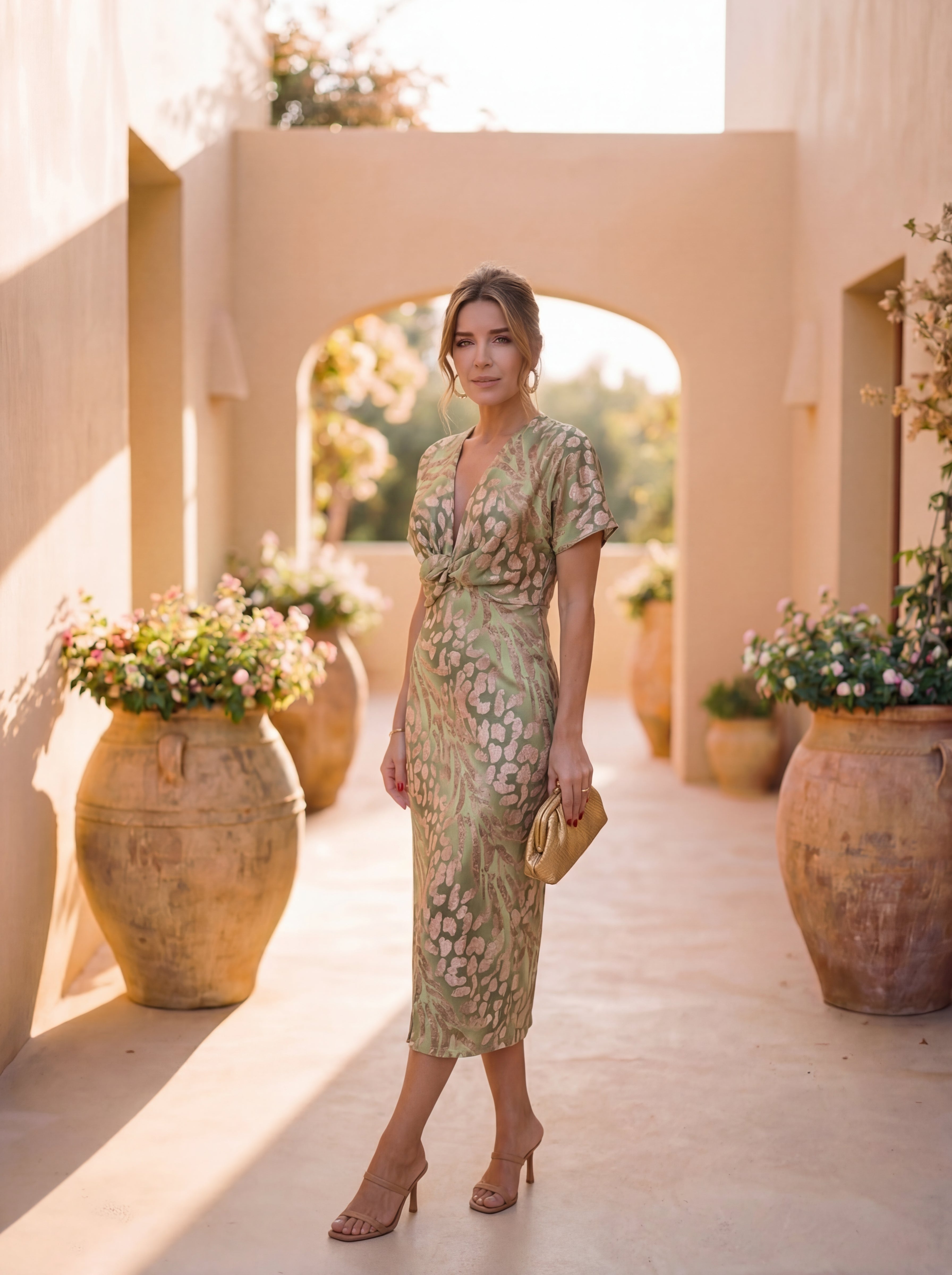 Julia – Robe élégante en tissu léger et fluide