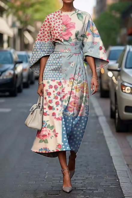 Céleste - Robe à fleurs élégante